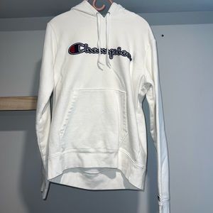 Champion white hoodie